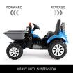 Kids Tractor 12V Electric Ride on Digger Car Black & Blue