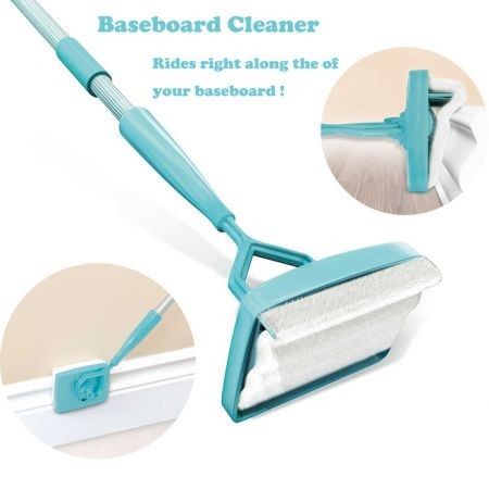 Baseboard Buddy Simply Glide Extendable Microfiber Cleaning Mop Baseboard Buddy Simply Glide Extendable Microfiber Cleaning Mop