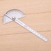 Stainless Steel Protractor 180Degree Arm Measuring Long 10CM Angle Finder