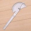 Stainless Steel Protractor 180Degree Arm Measuring Long 10CM Angle Finder