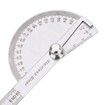 Stainless Steel Protractor 180Degree Arm Measuring Long 10CM Angle Finder