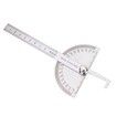 Stainless Steel Protractor 180Degree Arm Measuring Long 10CM Angle Finder