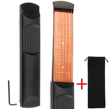Pocket Acoustic Guitar Practice Tool 6 String Fingerboard 6 Fret Chord Trainer