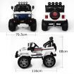 Electric Ride on Jeep Remote Control Off Road Kids Car w/Built-in Songs - White