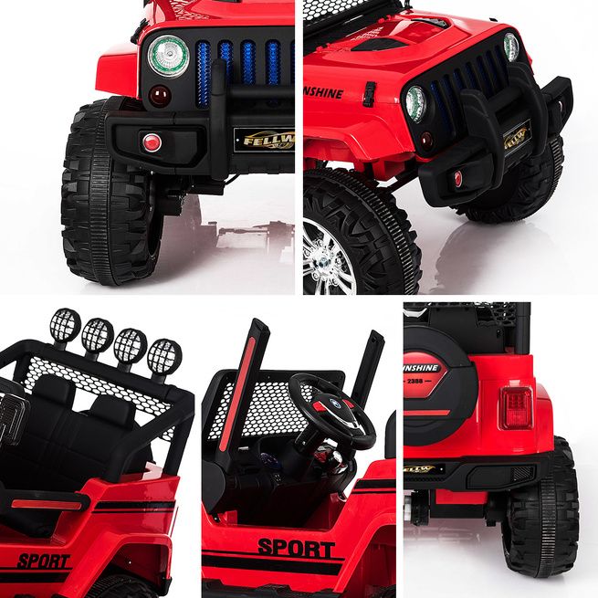 2 seater ride on jeep with remote control