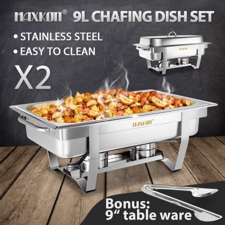 9l Bain Marie Stainless Steel Food, Warming Dishes Buffet