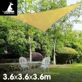Wallaroo Triangular Sail 3.6 x 3.6 x 3.6m - Sand