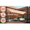 Wallaroo Square Shade Sail 3.6m x 3.6m - Sand