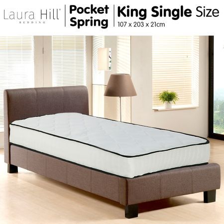 Laura Hill Pocket Spring Mattress - King Single