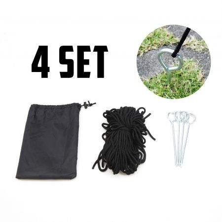 4X Gazebo Outdoor Marquee Tent Rope Set