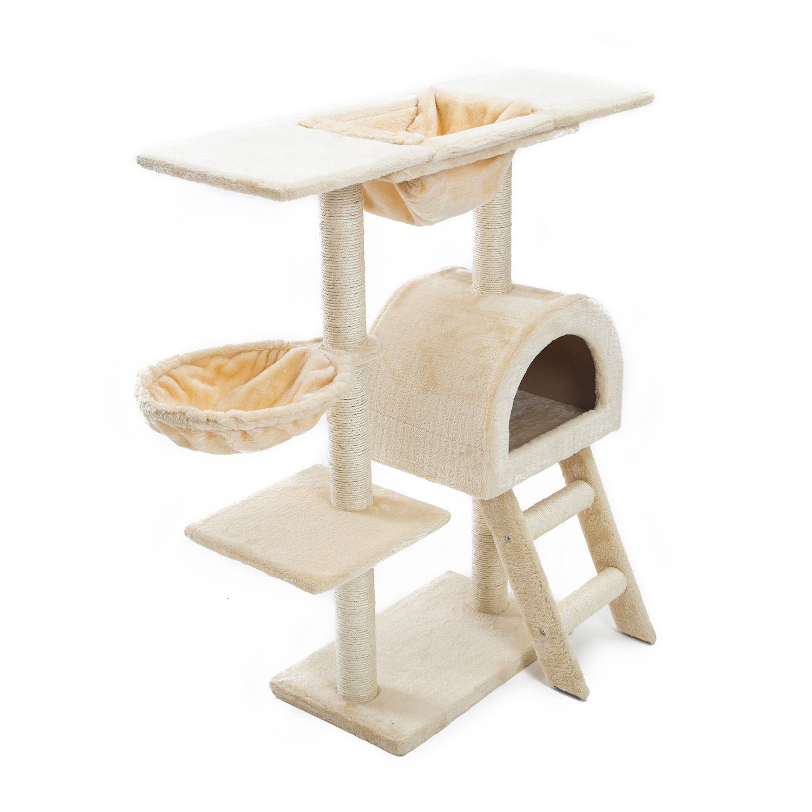 Cat Tree Multi Level Scratcher ATACAMA 100cm BEIGE