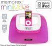 Memorex miniMove Portable iPod Boombox with FM Radio & Remote Mi3xPINKAU - Pink
