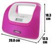 Memorex miniMove Portable iPod Boombox with FM Radio & Remote Mi3xPINKAU - Pink