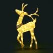 3D Christmas Reindeer Light 10M LED Rope Fairy Xmas Decor Figure - Warm White