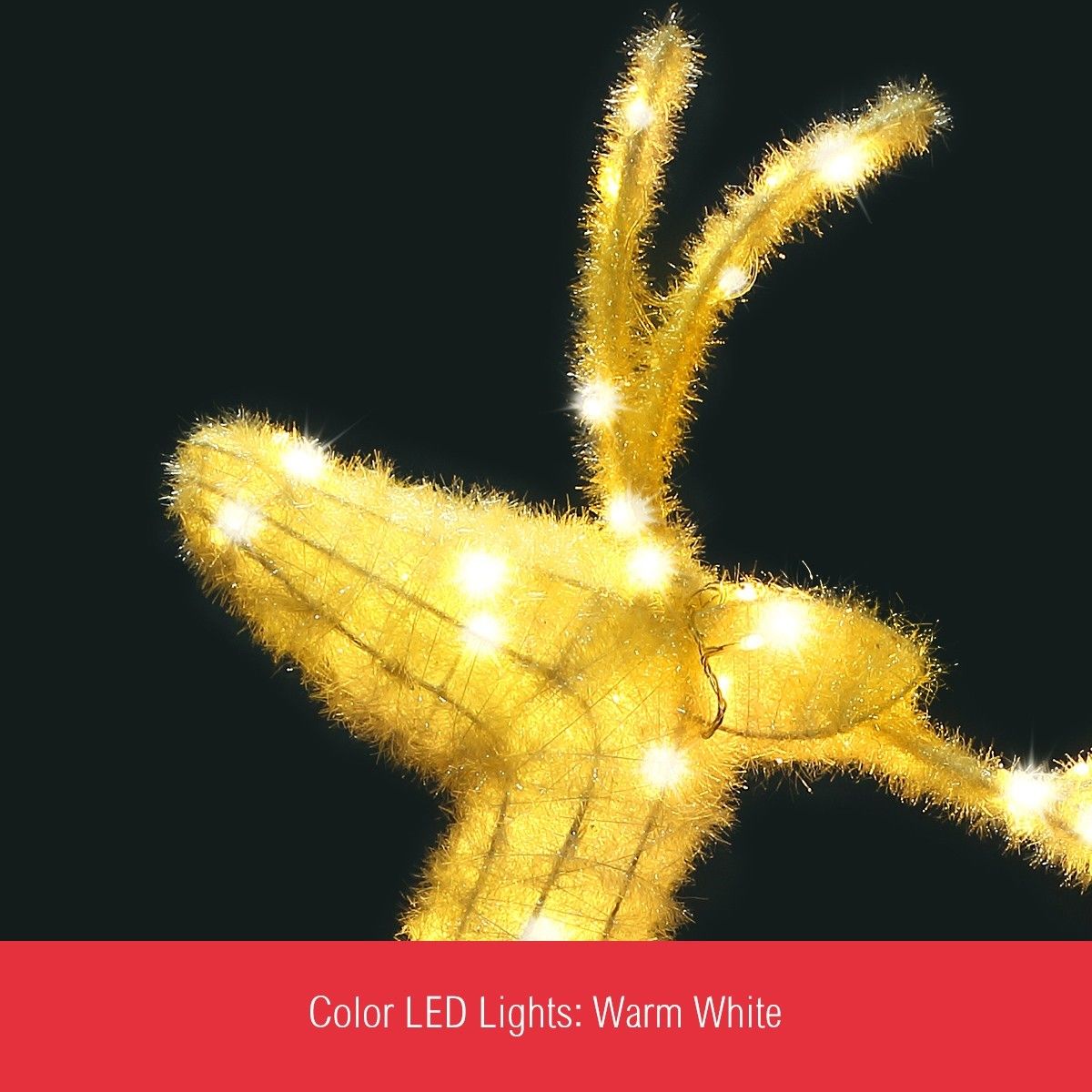 3D Christmas Reindeer Light 10M LED Rope Fairy Xmas Decor Figure Warm