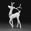 3D Christmas Reindeer Light 10M LED Rope Fairy Xmas Decor Figure - Warm White