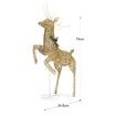 3D Christmas Reindeer Light 10M LED Rope Fairy Xmas Decor Figure - Golden