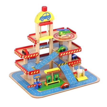 car garage set toy