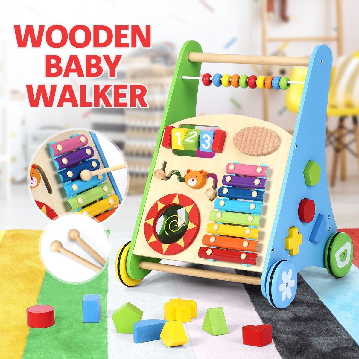early learning centre wooden walker