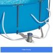 Bestway 4.27M Above Ground Metal Frame Swimming Pool w/Filter Pump