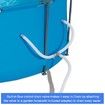 Bestway 4.27M Above Ground Metal Frame Swimming Pool w/Filter Pump