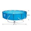 Bestway 4.27M Above Ground Metal Frame Swimming Pool w/Filter Pump