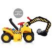 Kids Ride on Digger Electric Excavator Bulldozer Loader Car w/Safety Helmet