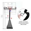 Genki Adjustable 2.45m-3.05m Portable Basketball Hoop System Stand w/Scoreboard