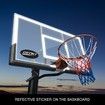 Genki Adjustable 2.45m-3.05m Portable Basketball Hoop System Stand w/Scoreboard