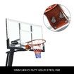 Genki Adjustable 2.45m-3.05m Portable Basketball Hoop System Stand w/Scoreboard