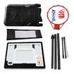 Genki Adjustable 1.55m-2.1m Portable Kids Basketball Hoop System Stand w/Cover