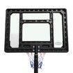 Genki Adjustable 1.55m-2.1m Portable Kids Basketball Hoop System Stand w/Cover
