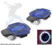 Dual Wheel Rocking Twist Board Caster Board Skateboard Street Surfboard Vigorboard with Lights - Blue