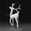 3D Christmas Reindeer Light 10M LED Rope Fairy Xmas Decor Figure - Warm White