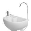 Weisshorn Camping Basin Portable Hand Wash Sink Stand 19L Capacity