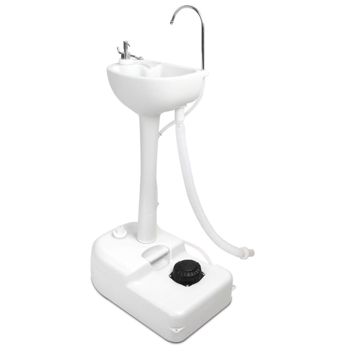 Weisshorn Camping Basin Portable Hand Wash Sink Stand 19L Capacity