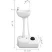 Weisshorn Camping Basin Portable Hand Wash Sink Stand 19L Capacity