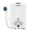 MAXKON 520L/Hr Portable 10 in 1 Outdoor Gas LPG Instant Shower Water Heater - White