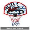 Adjustable 1.4m-1.9m Portable Kids Basketball Hoop System Stand  w/Cover