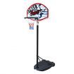 Adjustable 1.4m-1.9m Portable Kids Basketball Hoop System Stand  w/Cover