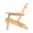 Gardeon Adirondack Outdoor Chairs Wooden Beach Chair Patio Furniture Garden Natural