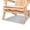 Gardeon Adirondack Outdoor Chairs Wooden Sun Lounge Patio Furniture Garden Natural