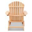 Gardeon Adirondack Outdoor Chairs Wooden Sun Lounge Patio Furniture Garden Natural