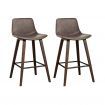 Artiss Bar Stools Kitchen Counter Barstools Leather Wooden Chairs x2