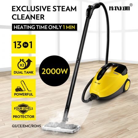 Maxkon 2.1L High Pressure Carpet Floor Window Steam Cleaner Mop
