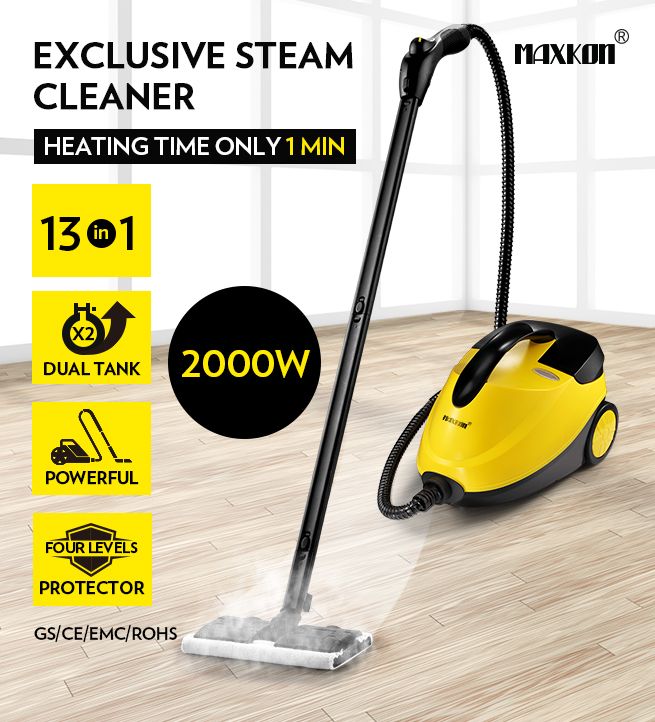 Maxkon 2.1L High Pressure Carpet Floor Window Steam Cleaner Mop Crazy