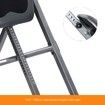 Genki Inversion Table Folding Gravity 4 Position Safety Spin