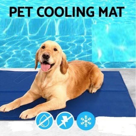 Pet Cool Gel Mat Dog Cat Bed Non-Toxic Cooling Dog Summer Pad 3 Sizes