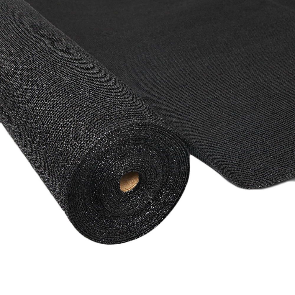 20m Shade Cloth Roll with 1.83m Width and 90% Shade Block - Black