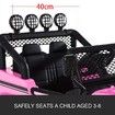 Kids Ride on Car Remote Control Electric Off Road Truck Jeep w/Built-in Songs - Pink